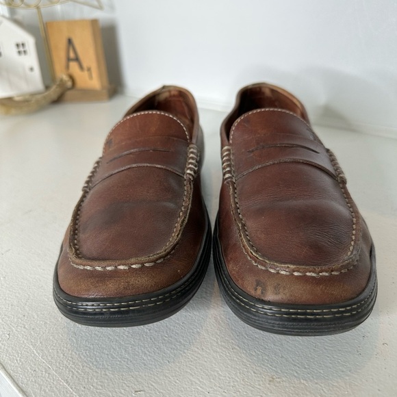 Tod’s Brown Classic Leather Penny Loafers Quiet Luxury Size 12 – Made in Italy - Picture 4 of 10
